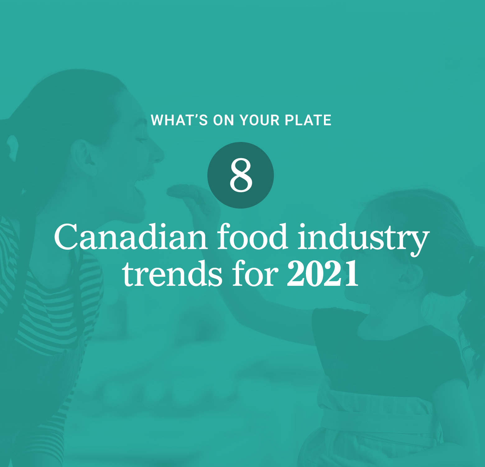 Cover of Braque's white paper on 2021 food trends