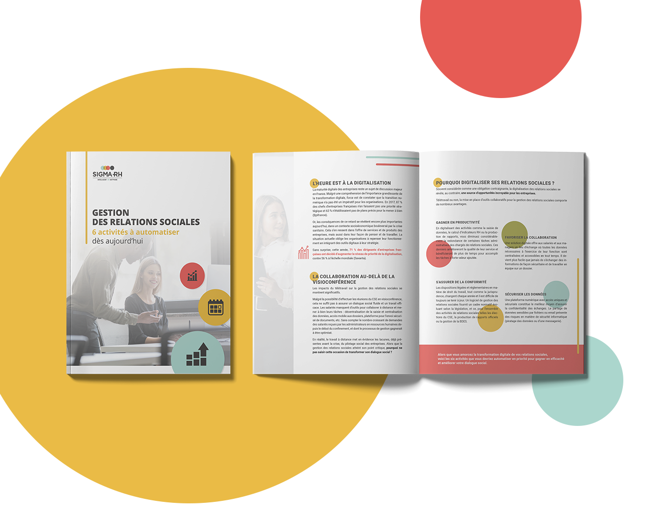Lead generation campaign and white paper created for our client SigmaRH