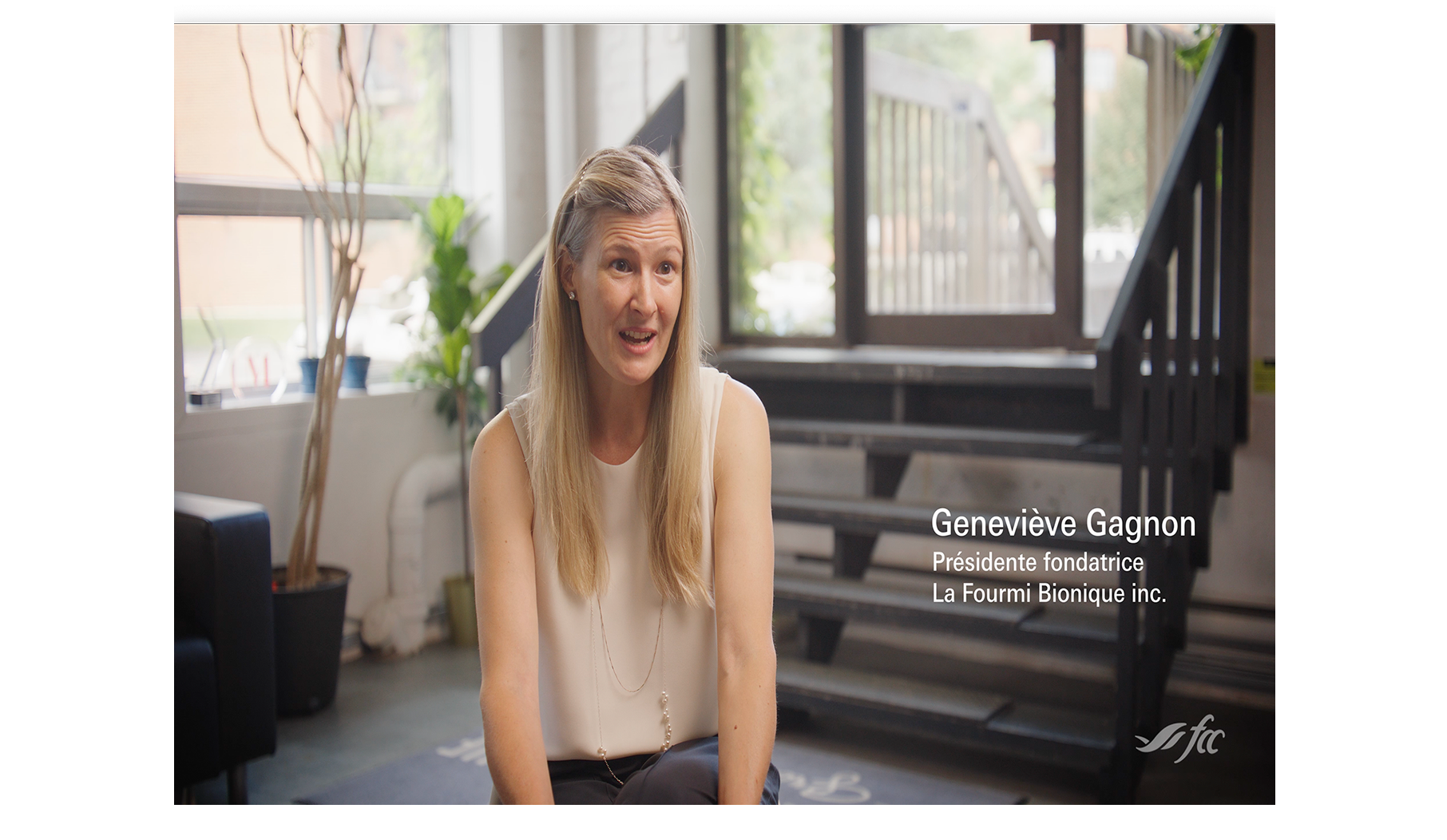 As part of FCC's content marketing Food and Beverage Stories video series, we conducted an interview with Geneviève Gagnon, the founder of agfood company La Fourmi Bionique.