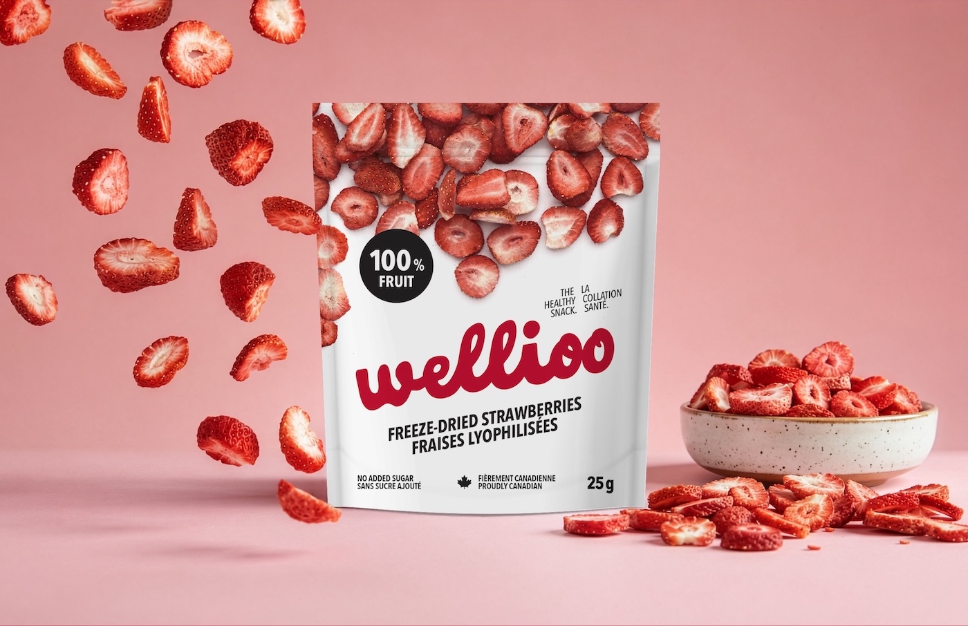 Packaging Wellioo fraise Braque